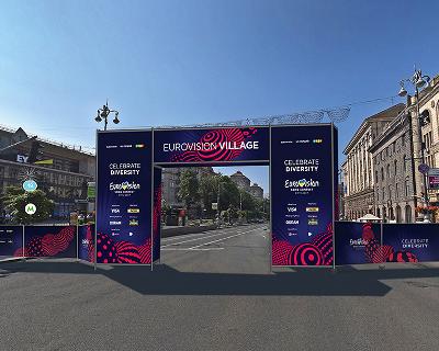 Офіційна фан-зона Євробачення-2017 розташується на Хрещатику